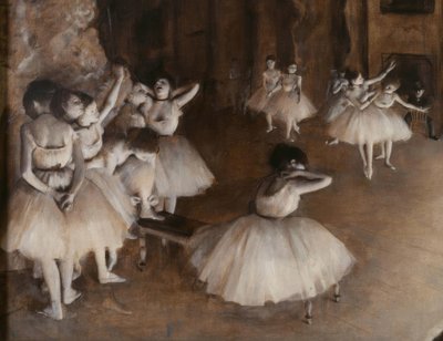 Repétition d’un balet sur la scene tekijältä Edgar Degas