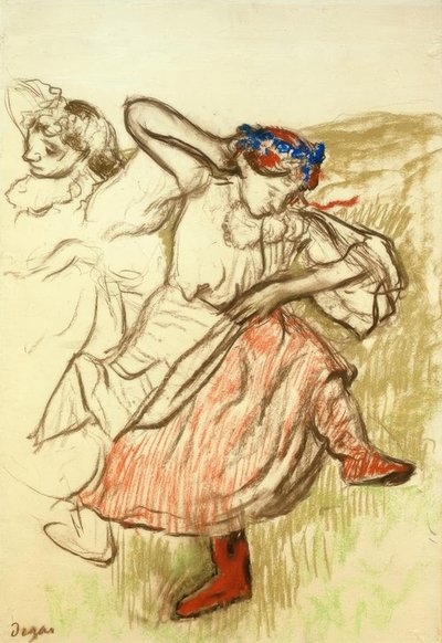 venäläiset tanssijat tekijältä Edgar Degas