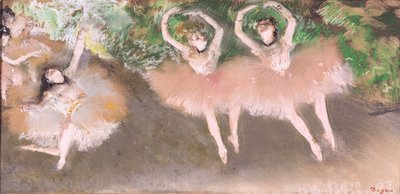 Balettikohtaus, n. 1879 tekijältä Edgar Degas