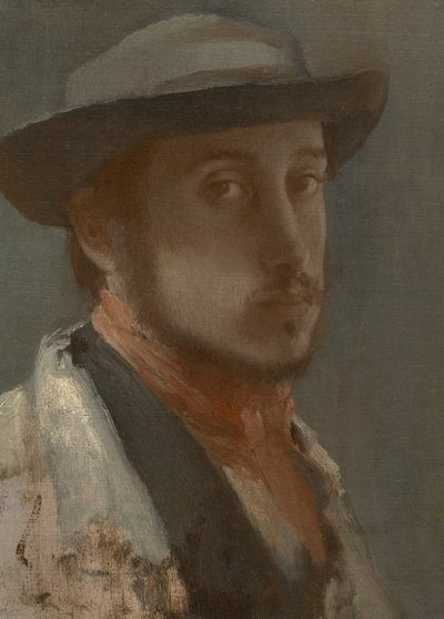 Omakuva, n. 1857–1858 tekijältä Edgar Degas