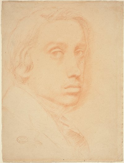 Omakuva, c. 1855. tekijältä Edgar Degas