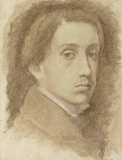 Omakuva, noin 1854. tekijältä Edgar Degas