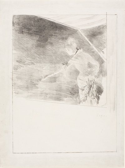 Laulaja kahvilakonsertissa tekijältä Edgar Degas