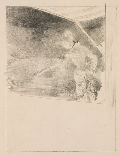 Laulaja Café-konsertissa tekijältä Edgar Degas