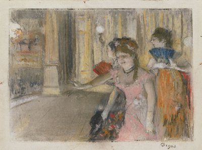 Laulajat lavalla tekijältä Edgar Degas