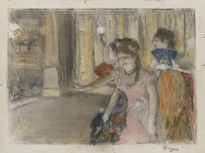 Laulajat lavalla, 1877-79 tekijältä Edgar Degas