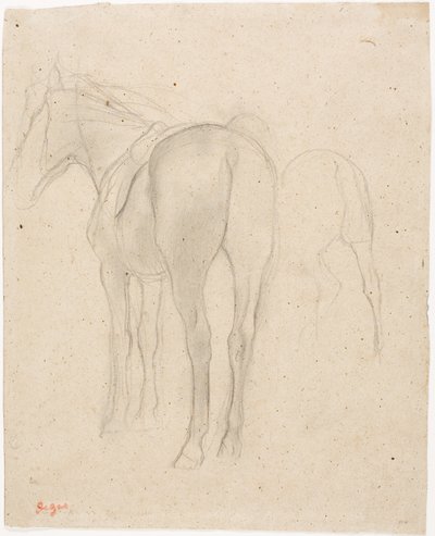 Hevosen tutkimukset tekijältä Edgar Degas