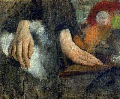 Käsien tutkimus, 1859-60 tekijältä Edgar Degas