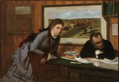Sulkeminen, n. 1870. tekijältä Edgar Degas
