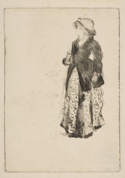 Näyttelijä Ellen Andrée, 1879. tekijältä Edgar Degas