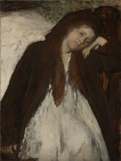 Toipilas, noin 1872-tammikuu 1887 (Öljy kankaalle) tekijältä Edgar Degas