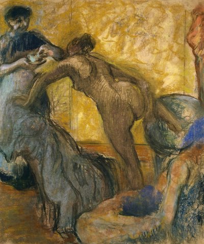 Kuppi kuumaa suklaata, 1900-5 tekijältä Edgar Degas