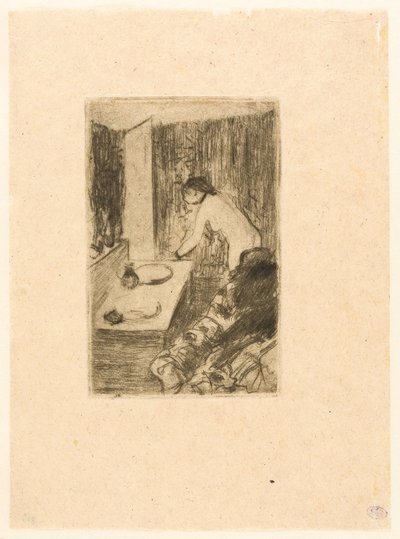 Pikku pukuhuone tekijältä Edgar Degas
