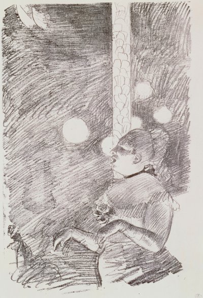 Koiran laulu, 1876-77 tekijältä Edgar Degas
