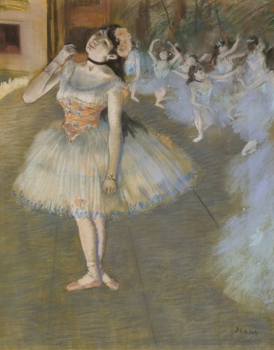 Tähti, 1879/81 tekijältä Edgar Degas