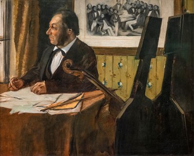 Sellisti Louis-Marie Pilet. Noin 1868-1869. Öljy kankaalle. tekijältä Edgar Degas