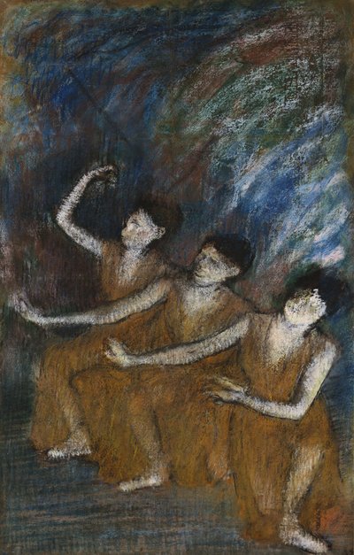 Kolme tanssijaa, n. 1895-1898 tekijältä Edgar Degas