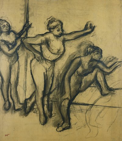 Kolme tanssijaa trikoopuvuissa; Kolme tanssijaa uimapuvuissa, 1903 tekijältä Edgar Degas