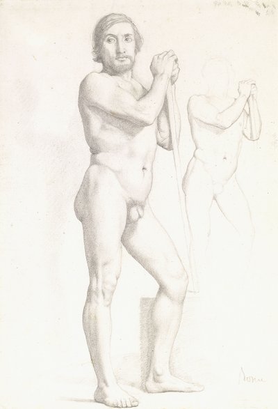 Kaksi akateemista tutkimusta miehestä, n. 1856 tekijältä Edgar Degas