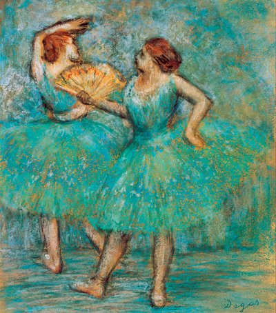 Kaksi tanssijaa, n. 1905 tekijältä Edgar Degas