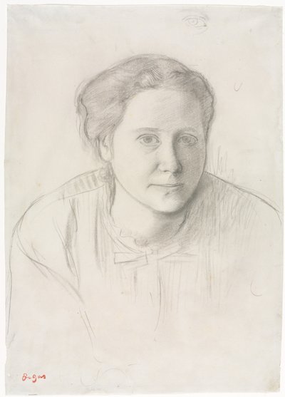Victoria Dubourg, c. 1866. tekijältä Edgar Degas