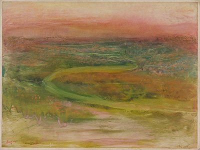Mutkitteleva joki tekijältä Edgar Degas