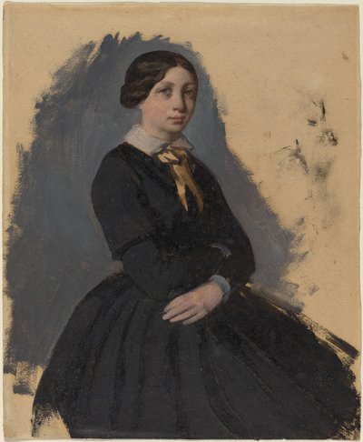 Nuori nainen mustassa, 18611865. tekijältä Edgar Degas