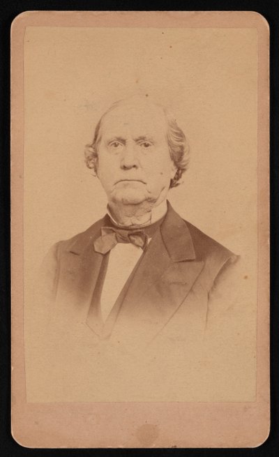 Ezra Bartlettin muotokuva ranskasta 1810-1880, ennen vuotta 1880. tekijältä Edgar J Pullman