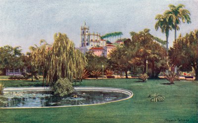 Praca da Glorian kulma (väri litho) tekijältä Edgar L. Pattison