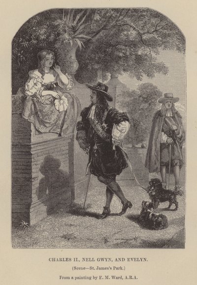 Charles II, Nell Gwyn ja Evelyn, St James