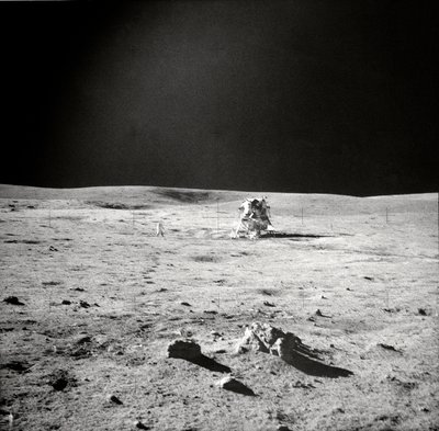 Apollo 14 EVA View, kuun pinta, 1971. tekijältä Edgar Mitchell