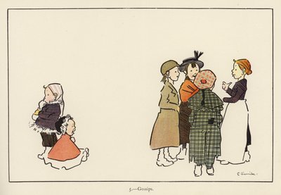Juorut (väri litho) tekijältä Edith Farmiloe