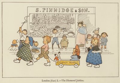 Lontoo (itä), timanttijuhlapäivä tekijältä Edith Farmiloe