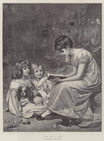 Olipa kerran (kaiverrus) tekijältä Edith Scannell