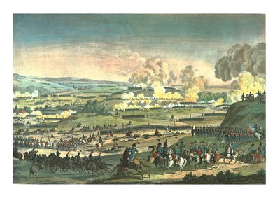 Taistelu Jenan lähellä, 14. lokakuuta 1806, n. 1850 tekijältä Edme Bovinet