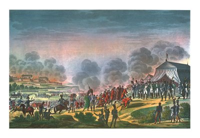 Madridin pommitus, 4. joulukuuta 1808, c1850. tekijältä Edme Bovinet