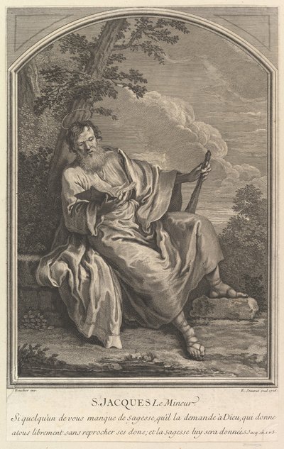 Pyhä Jaakob Pieni, 1726. tekijältä Edme Jeaurat