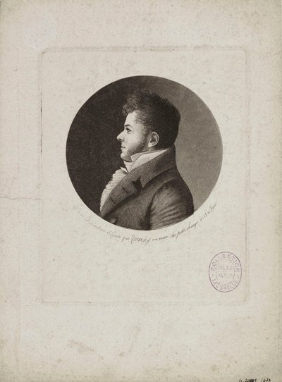 Marie-Henri Beylen muotokuva, Stendhal 1783-1842. tekijältä Edme Quenedey
