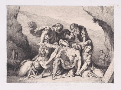 Pietà, 1852, 1852. tekijältä Edmond Hédouin