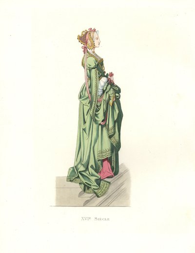Dama flamenca en espera, finlandesa tekijältä Edmond Lechevallier Chevignard