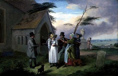 Keskeytyneet häät (öljy paneelissa) tekijältä Edmund Bristow