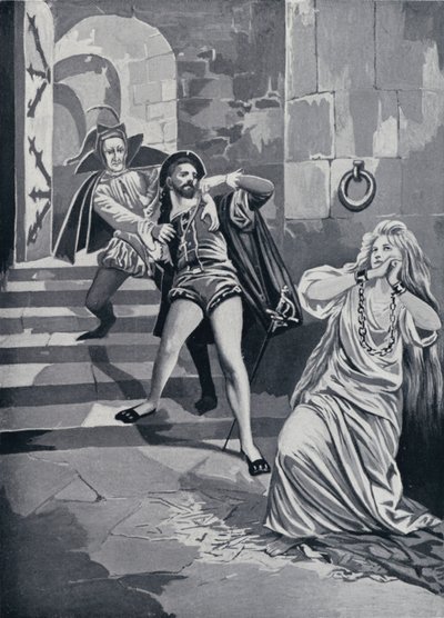 Kuvitus Goethes Faustille tekijältä Edmund Bruning