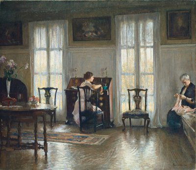 Äiti ja Maria tekijältä Edmund Charles Tarbell