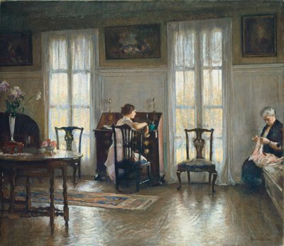 Äiti ja Maria tekijältä Edmund Charles Tarbell