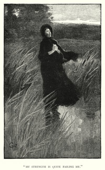 Charlotte Bronten kuvitus Jane Eyrelle (kaiverrus) tekijältä Edmund Henry Garrett