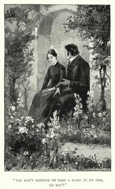Charlotte Bronten kuvitus Jane Eyrelle (kaiverrus) tekijältä Edmund Henry Garrett