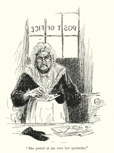 Charlotte Bronten kuvitus Jane Eyrelle (litho) tekijältä Edmund Henry Garrett