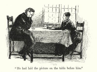 Charlotte Bronten kuvitus Jane Eyrelle (litho) tekijältä Edmund Henry Garrett
