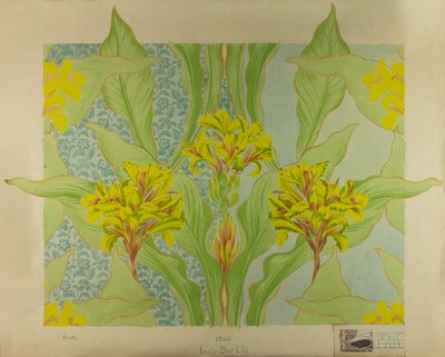 Indian Shot Lily, n. 1895 (guassi paperille) tekijältä Edmund Hunter