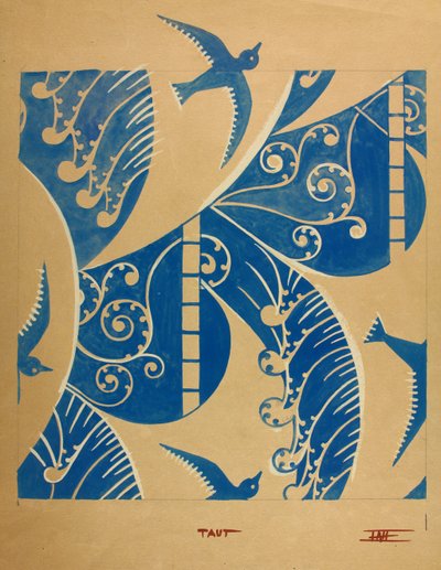 Taut, n. 1930 (guassi paperille) tekijältä Edmund Hunter